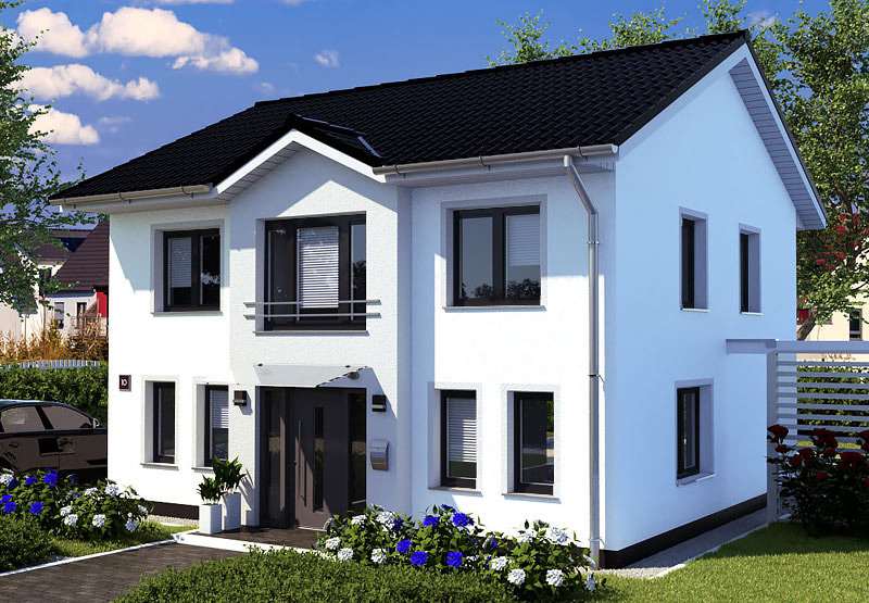 EWA-Stadtvilla Lichterfelde SD 163qm Massivhausbau Leipzig Halle Wittenberg